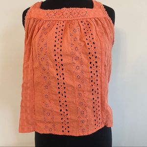 orange tank top women’s small